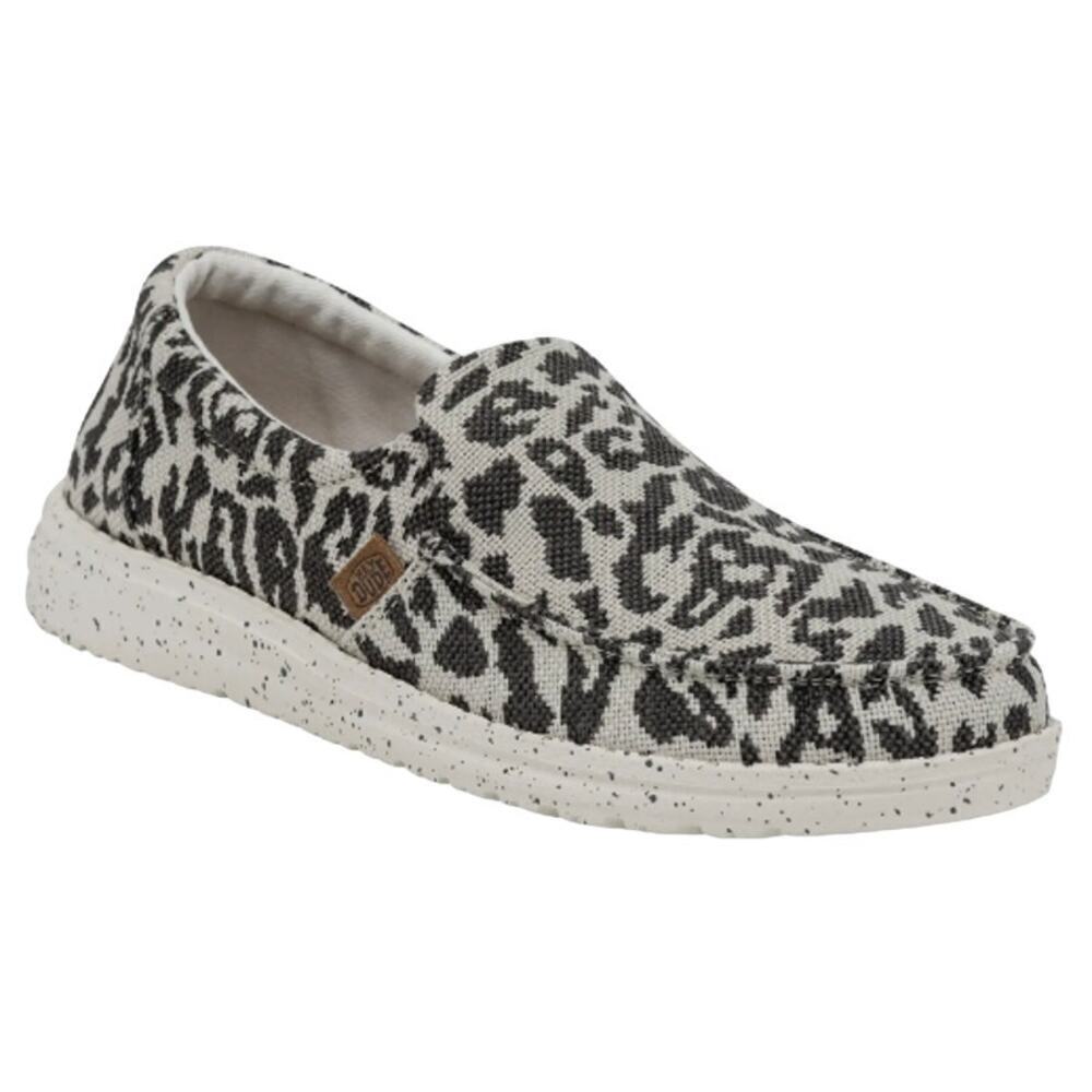 HeyDude Misty Slip-On Sneaker in Cheetah Gray, Size 5​​​​